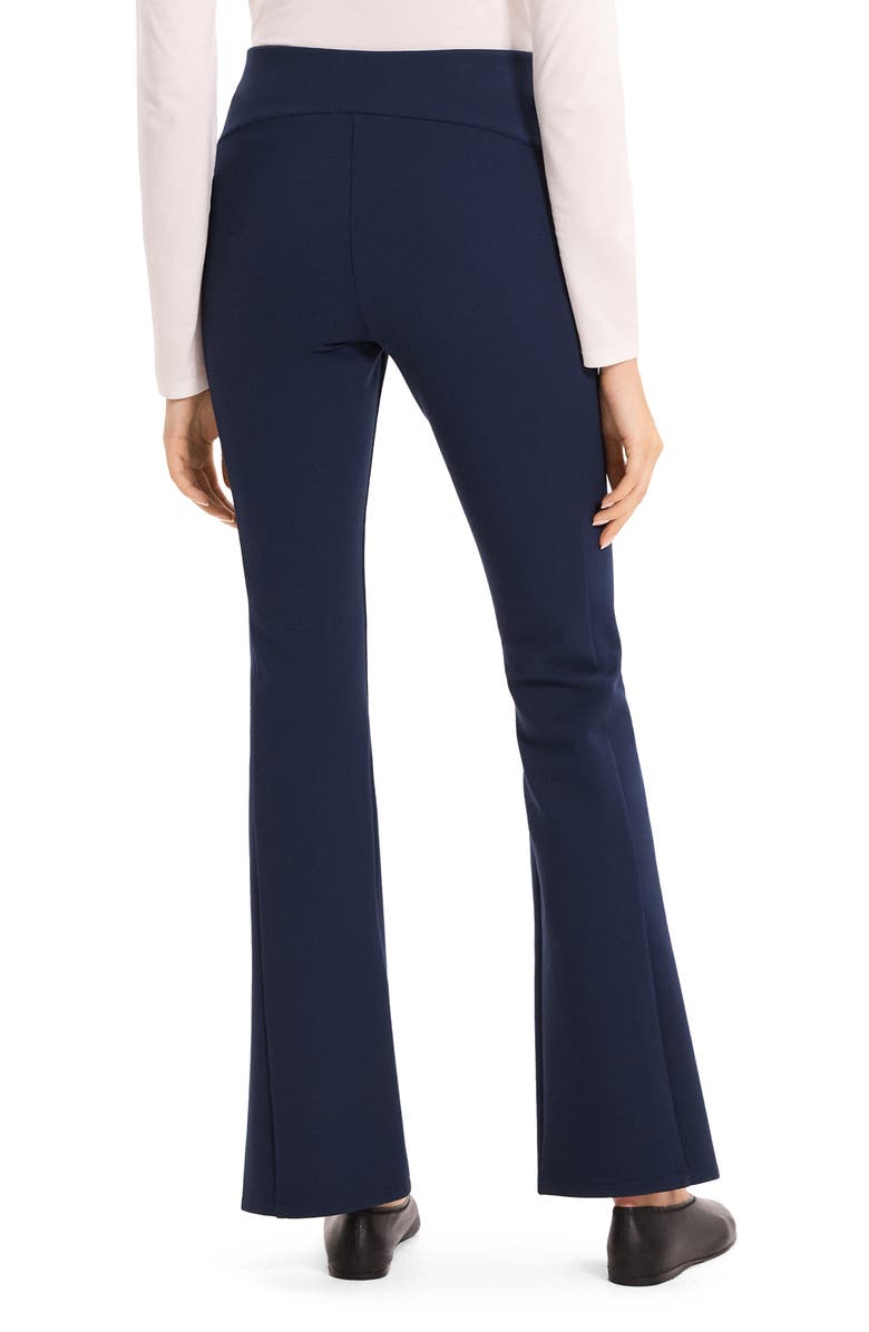 Theory Slit Flare Leg Pants, Alternate, color, Nocturne Navy