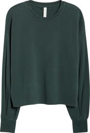 Zella Go Easy French Terry Crewneck Sweatshirt