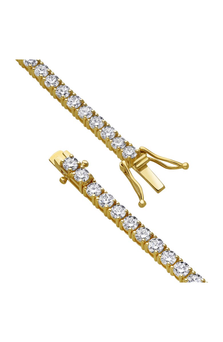 LuvMyJewelry Divine 10K Yellow Gold Lab Grown Diamond Tennis Bracelet - 3.4mm, Alternate, color, 10K Yellow Gold