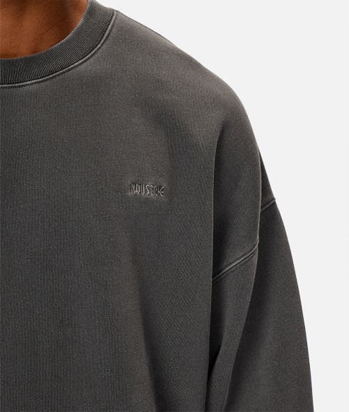 Industrie Australia The Del Sur Solid Sweatshirt In Graphite