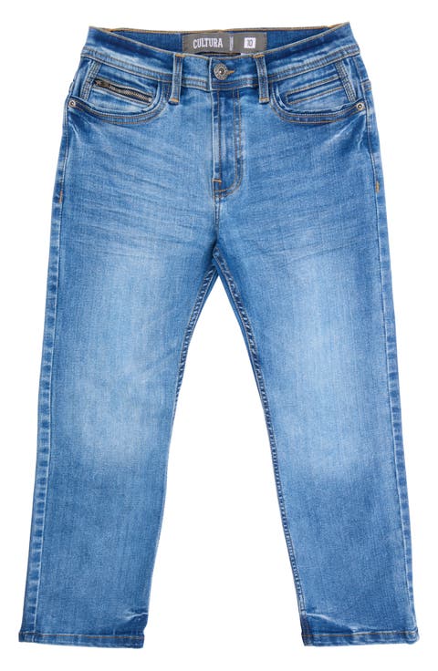 Kids' Cultura Stretch Straight Leg Jeans (Big Kid)