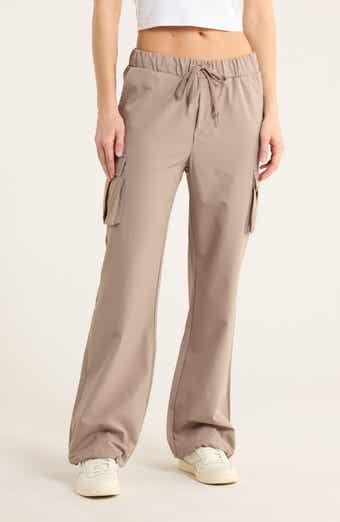 Jessica Simpson Fleece Lined Woven Cargo Pants