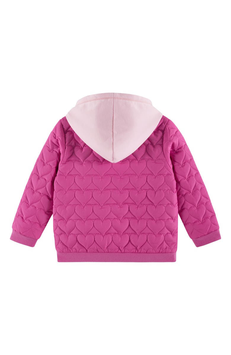 Andy & Evan Kids' Quilted Hooded Jacket, Alternate, color, Light Pink