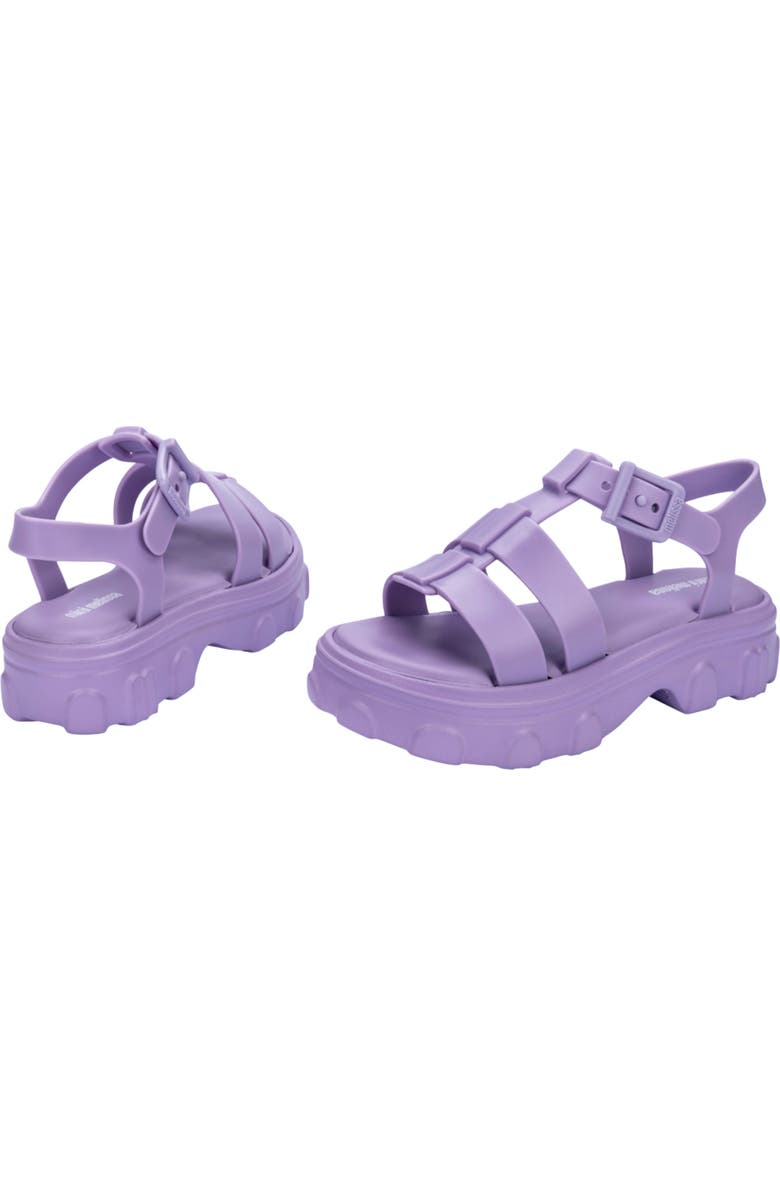 Mini Melissa Kids' Ella Platform Sandal, Alternate, color, Lilac