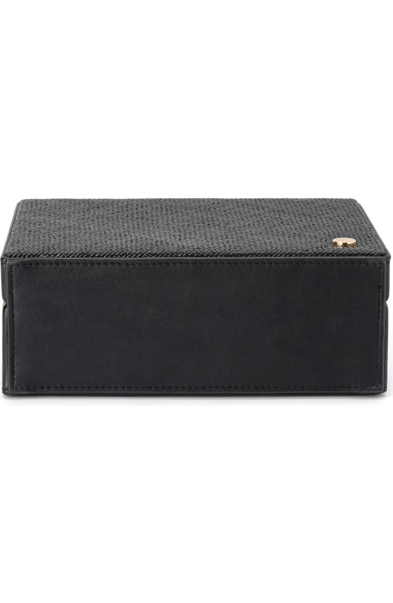 Olga Berg Georgia Straw Woven Clutch, Alternate, color,