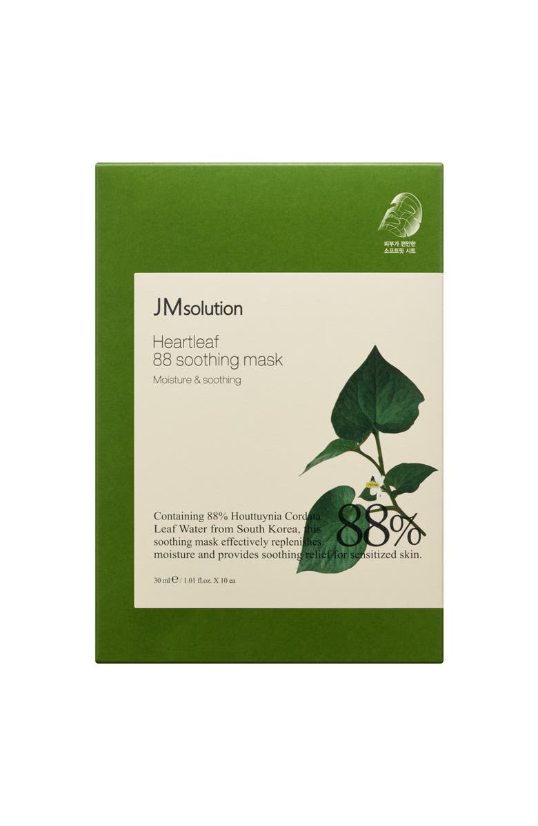 Jmsolution Heartleaf 88 Soothing Mask, Main, color, NO COLOR