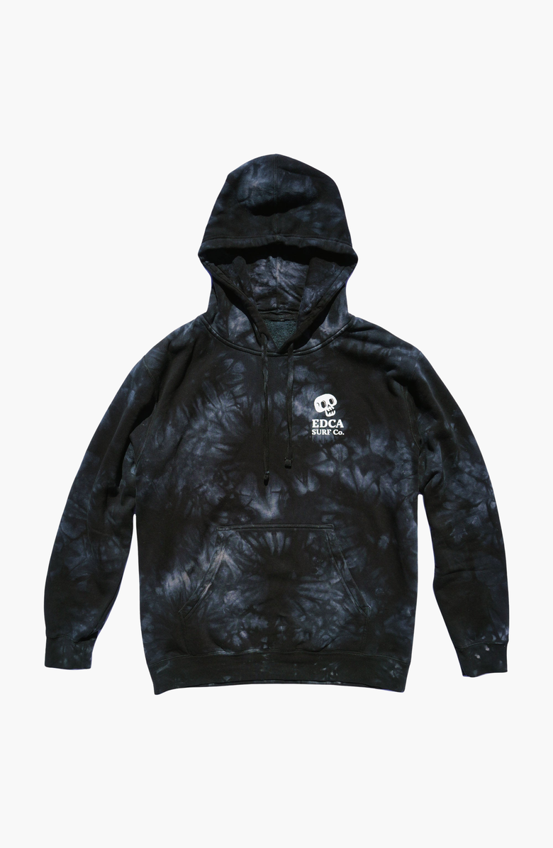 Everyday California Summer is Forever Hoodie, Main, color, Black Tie-Dye