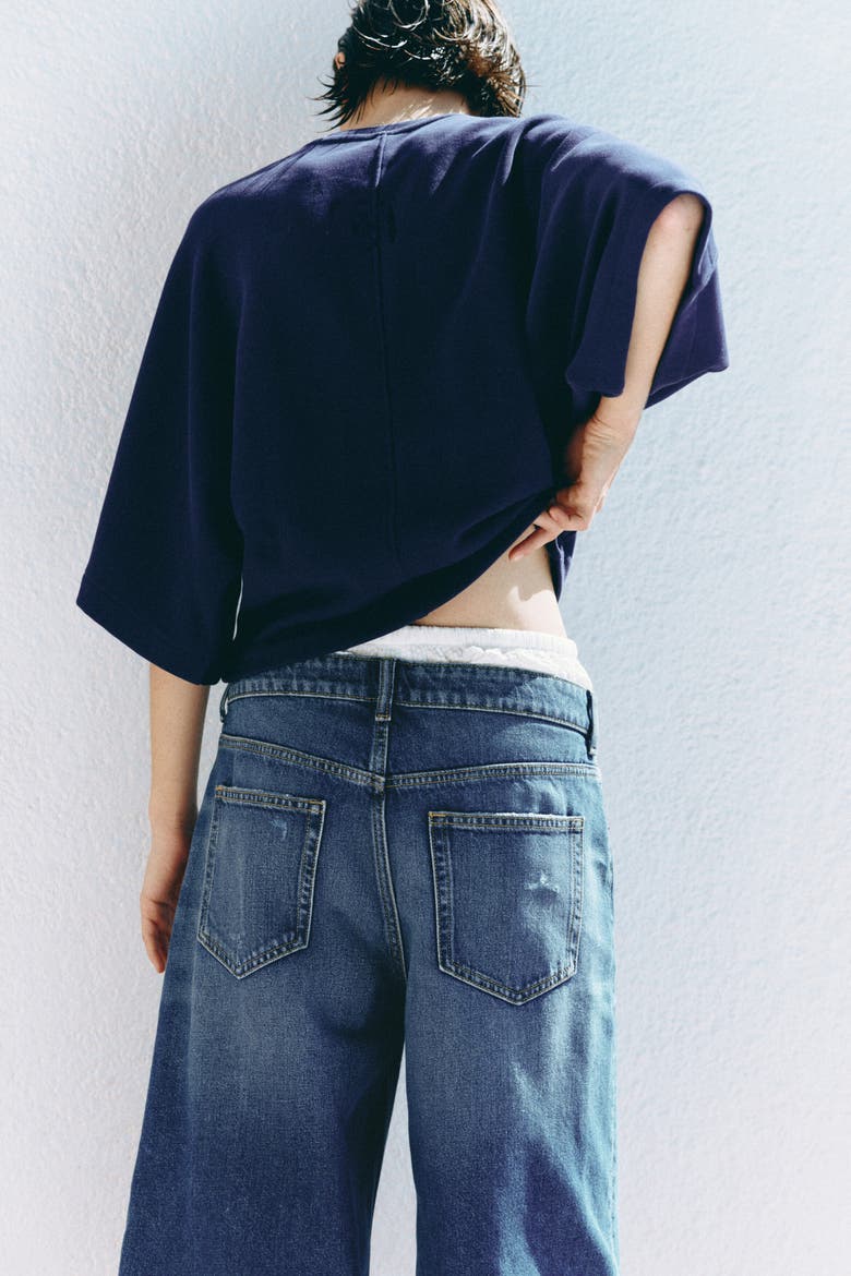 Denim Bermuda Shorts, Alternate, color, Denim blue
