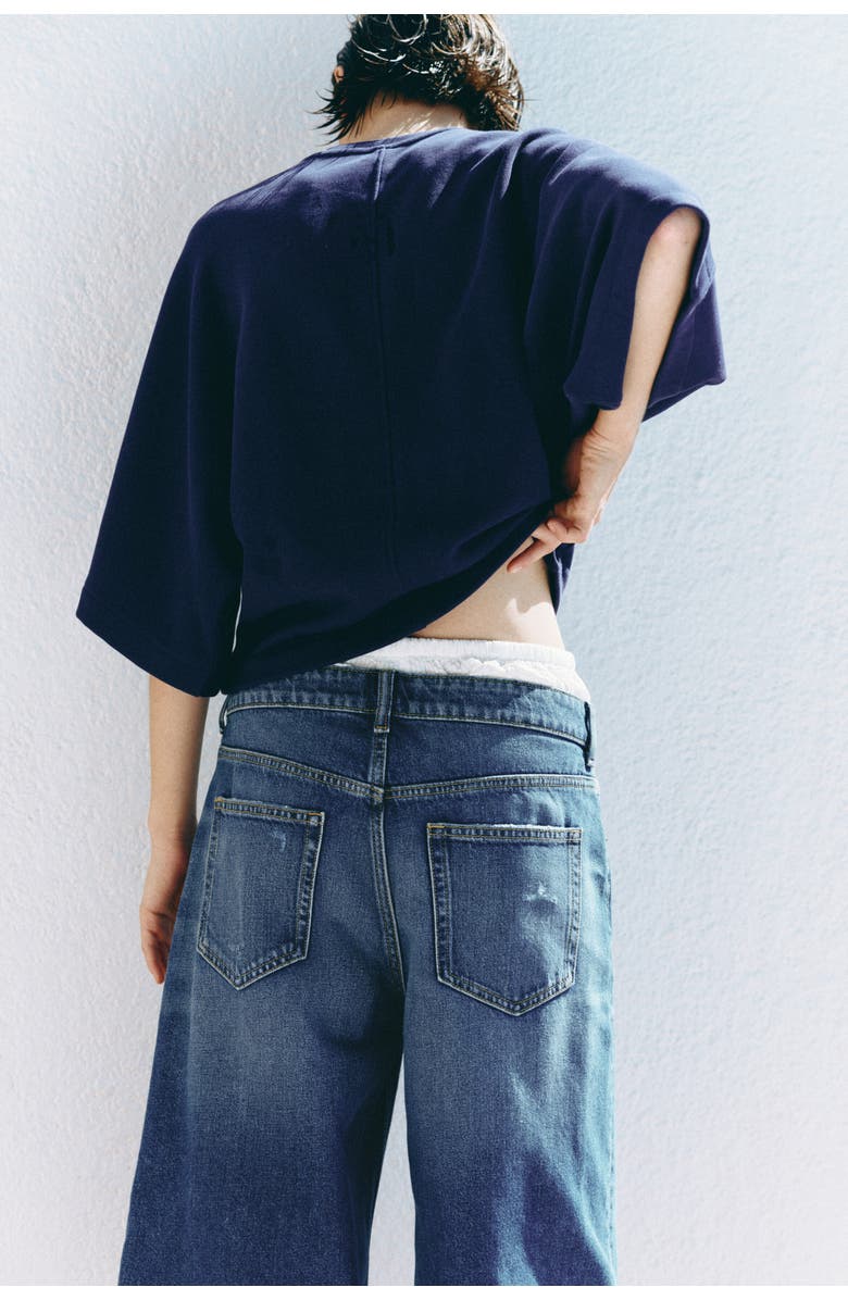 H&M Denim Bermuda Shorts, Alternate, color, Denim Blue