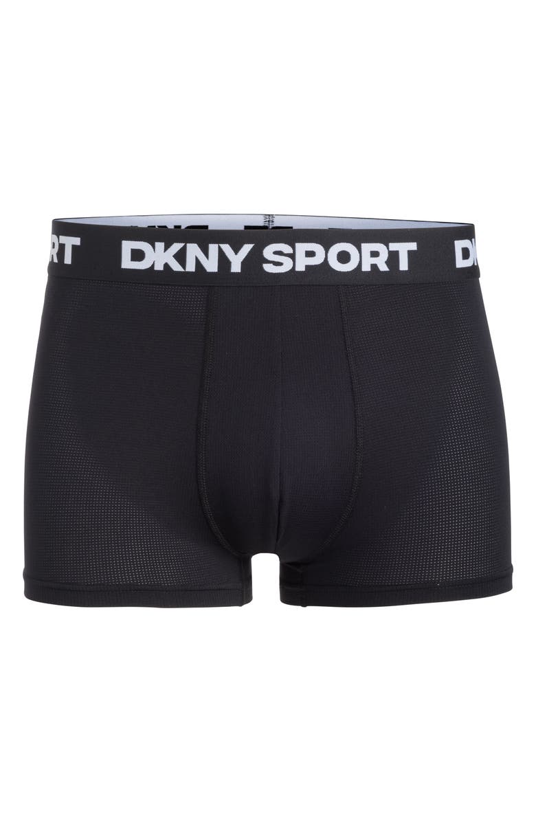 DKNY Pack of 4 Assorted Trunks, Alternate, color, Black/ Charcoal/ Grey/ Black