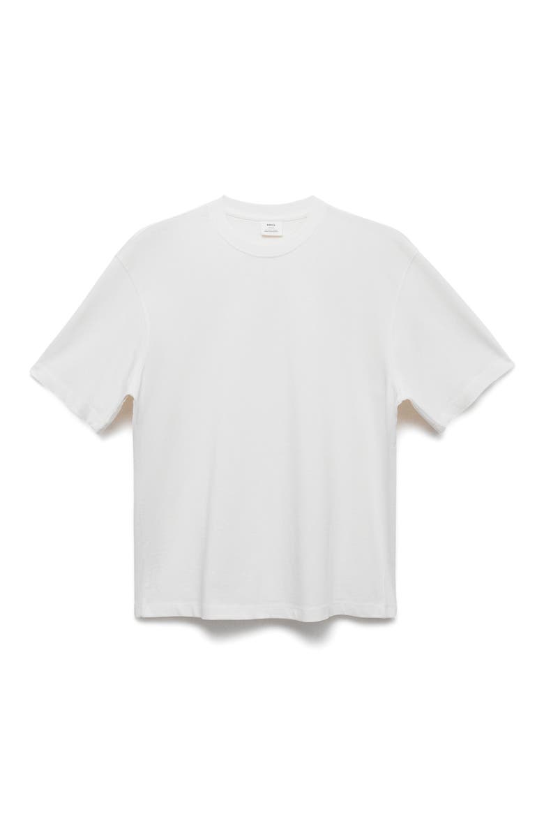 Relaxed Fit Solid Cotton T-Shirt, Alternate, color, OFF WHITE