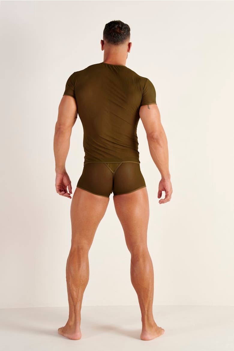 Personal Allure Crew Neck T-Shirt, Alternate, color, Olive