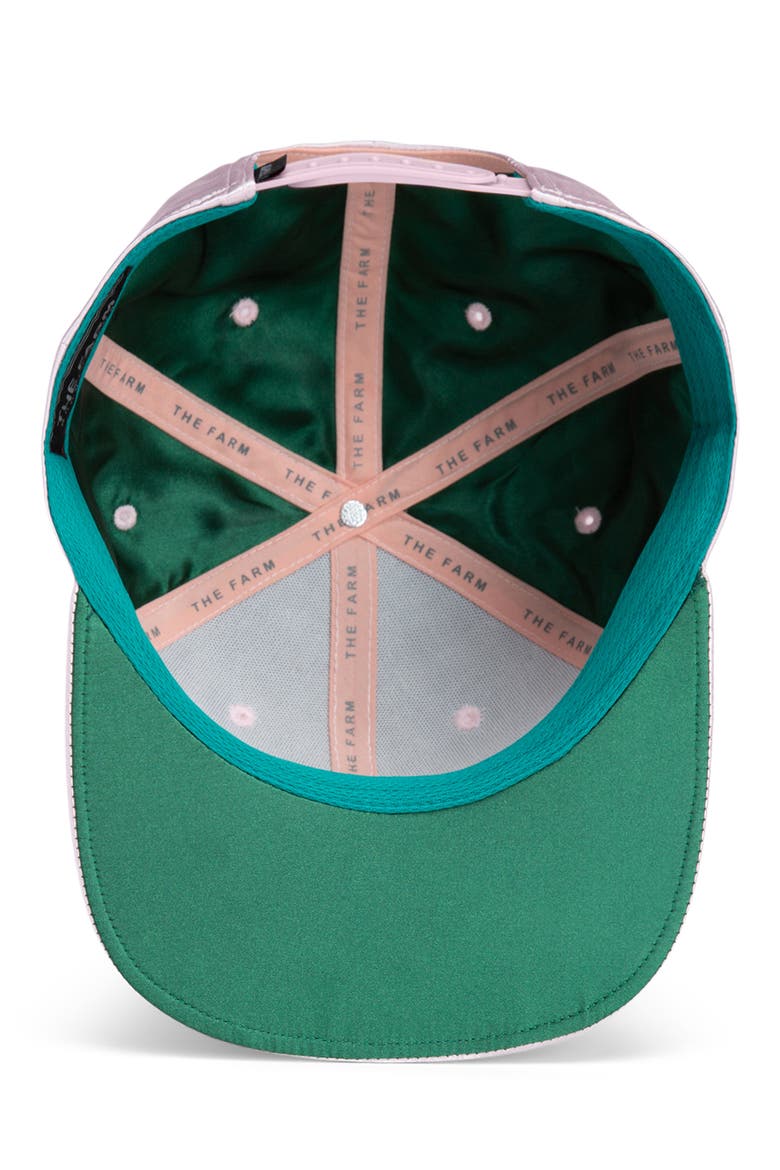 Dyrty Myrtle Adjustable Snapback Cap, Alternate, color, CORAL PINK