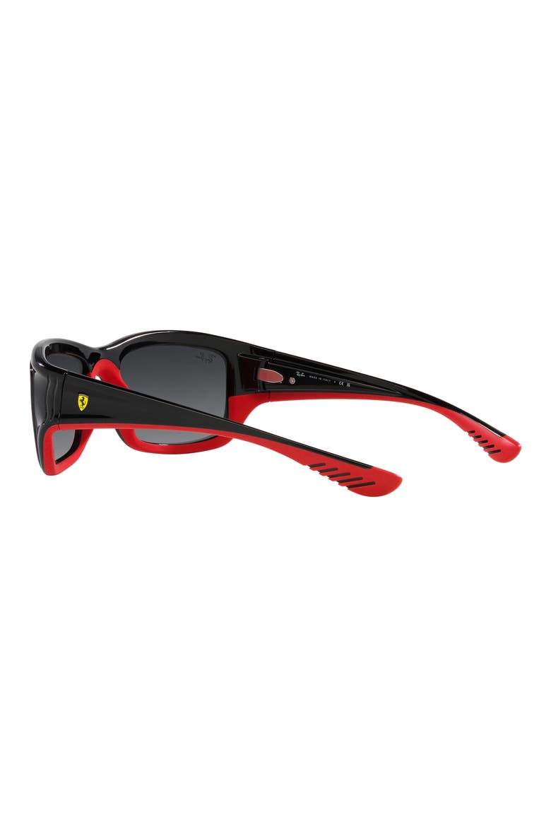 59mm Mirrored Square Sunglasses, Alternate, color, GREY MIRROR