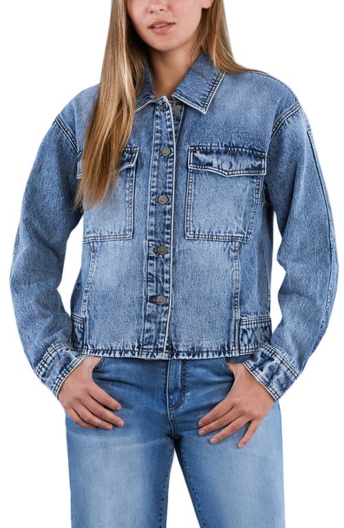 Wash Lab Denim Retro Denim Jacket In Denim Lake