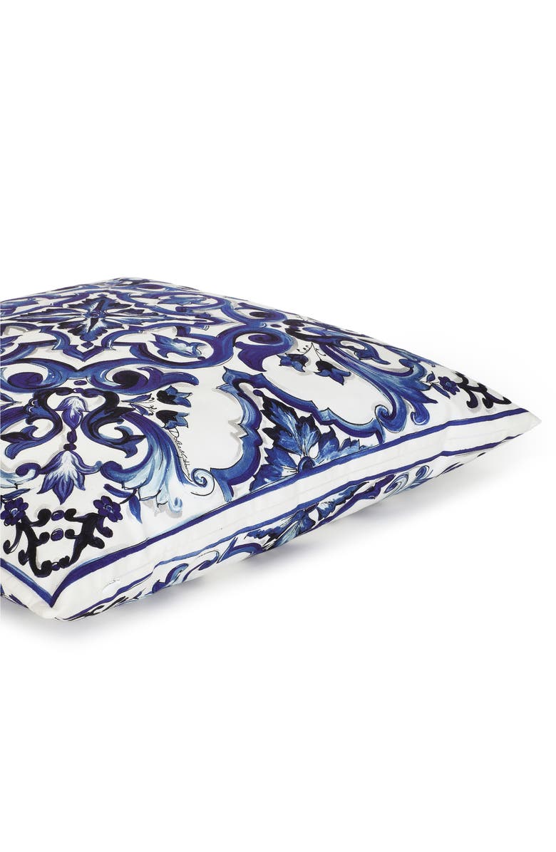Dolce&Gabbana Blu Meditteraneo Accent Pillow, Alternate, color, Medium Blu
