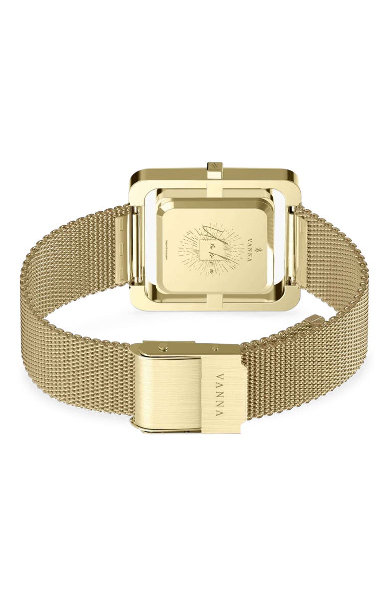 VANNA Umbra Watch, Alternate, color, White Pearl-Gold