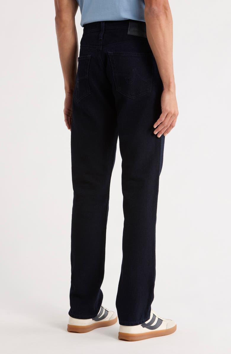 AG Everett Slim Straight Jeans, Alternate, color, Dark Blue Night
