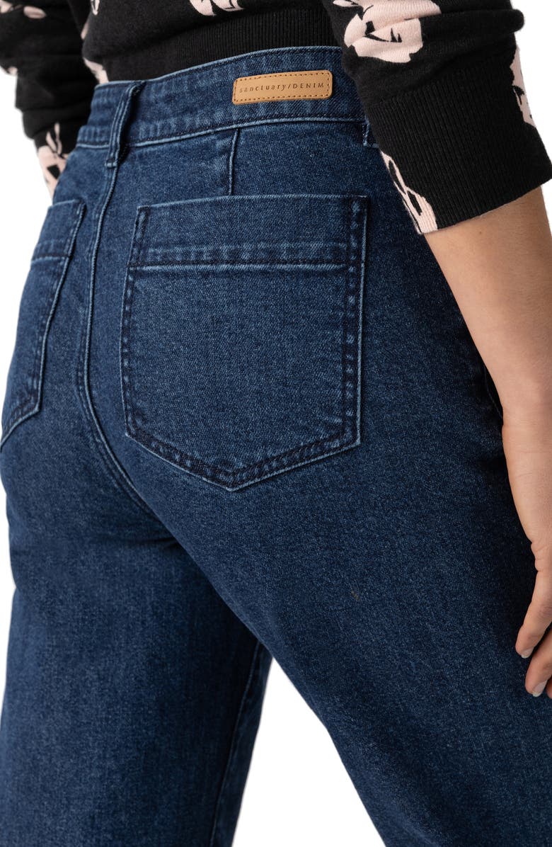 Sanctuary The Marine Patch Pocket Wide Leg Jeans, Alternate, color,