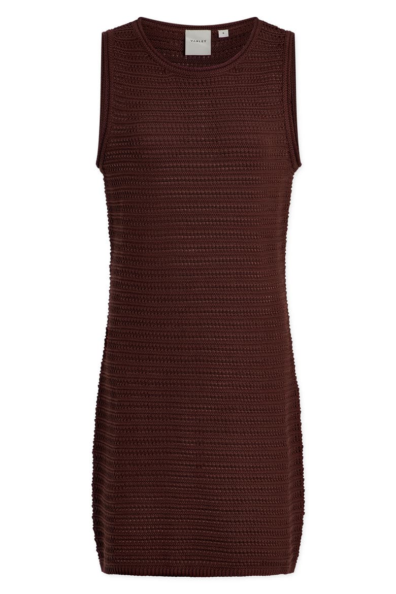 Shane Knit Minidress, Alternate, color, IRONWOOD