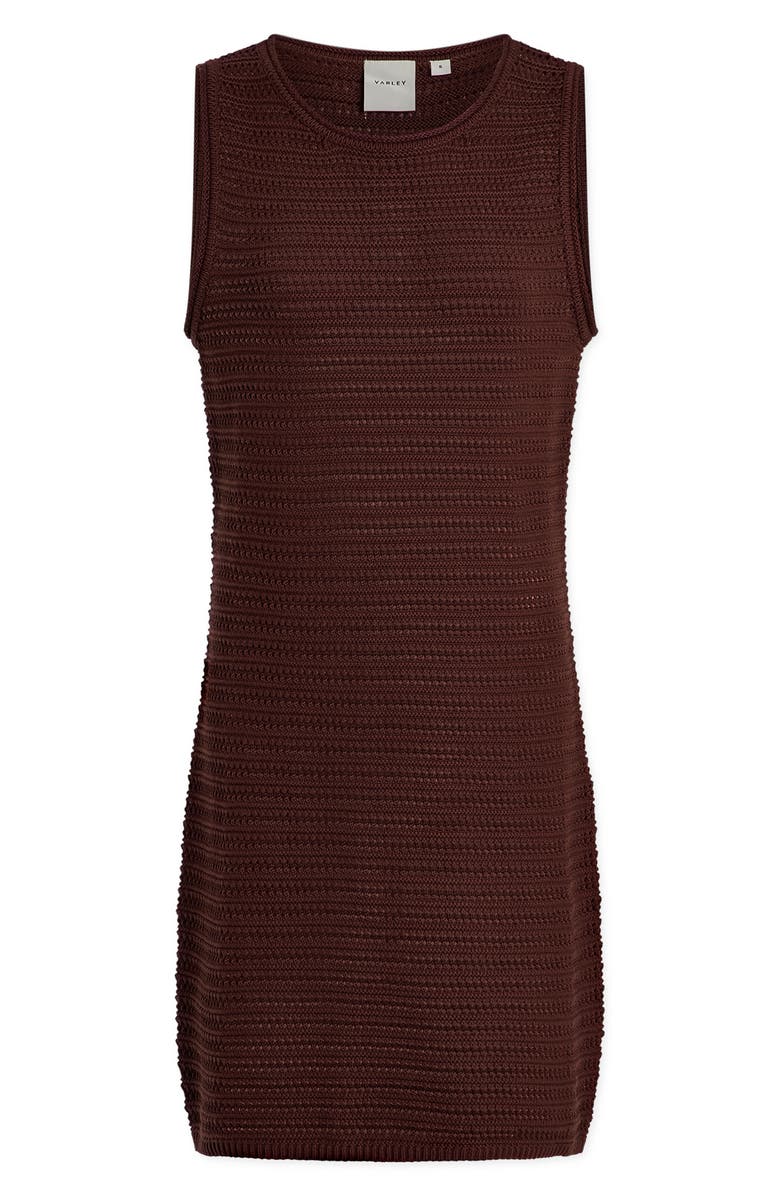 Varley Shane Knit Minidress, Alternate, color, Ironwood