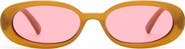 Le Specs Outta Love 51mm Oval Sunglasses