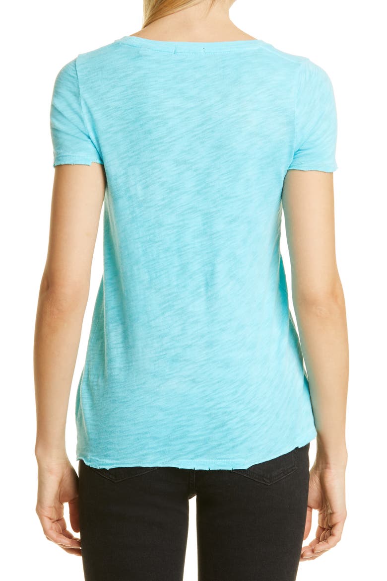 Sublime Wash Slub Jersey T-Shirt, Alternate, color, AQUA MIST