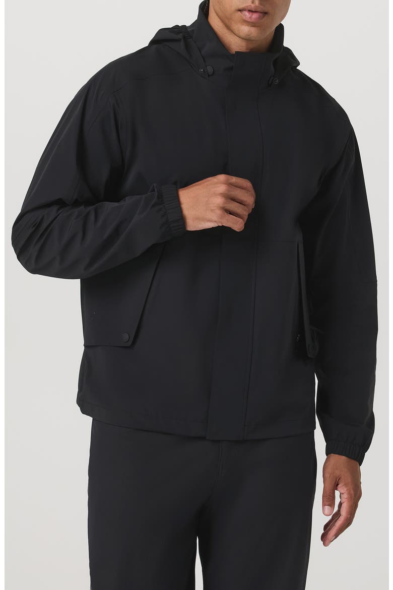 Stormbreak Waterproof Rain Jacket, Main, color, BLACK
