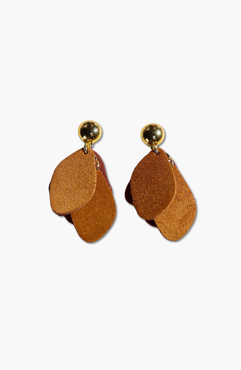 Weston Leather Earrings