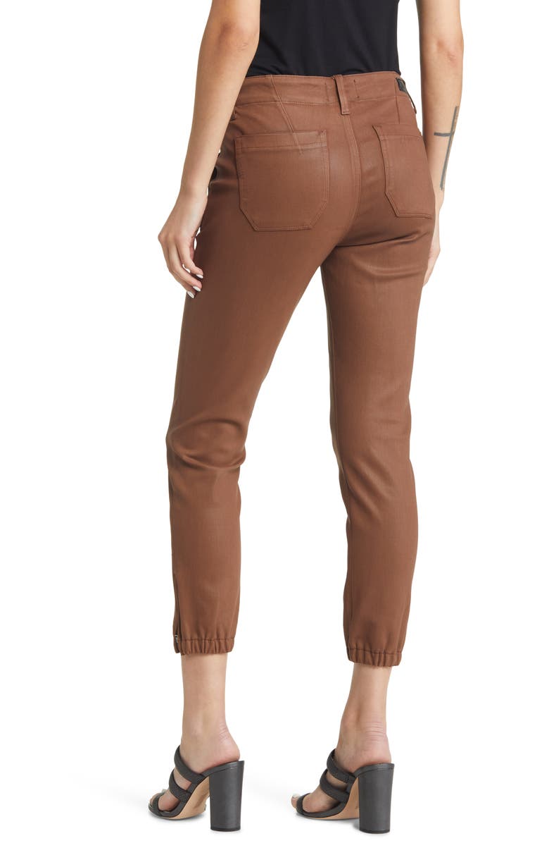 PAIGE Women's Mayslie Coated Joggers, Alternate, color, Cogncluxct