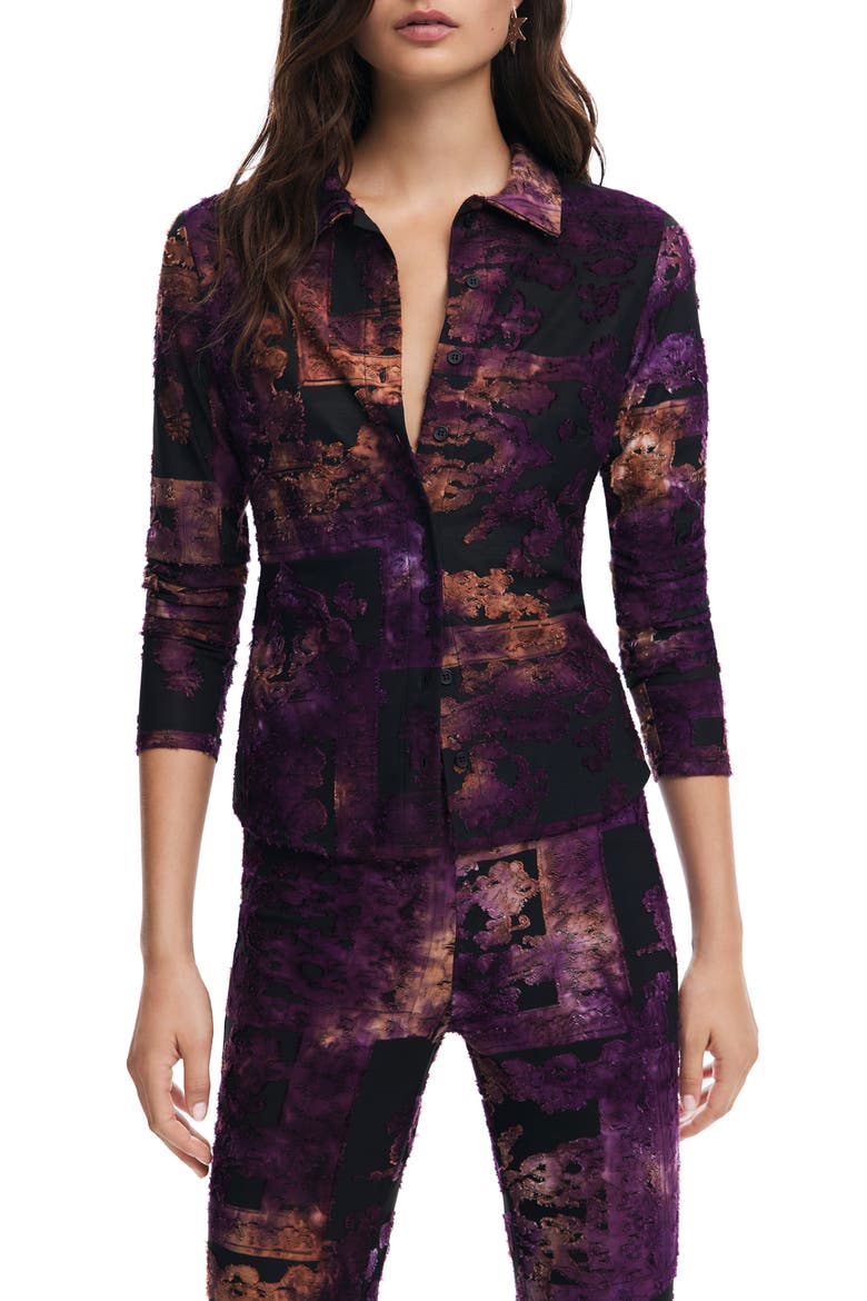 Nebula Jacquard Jacket, Main, color, BLACK