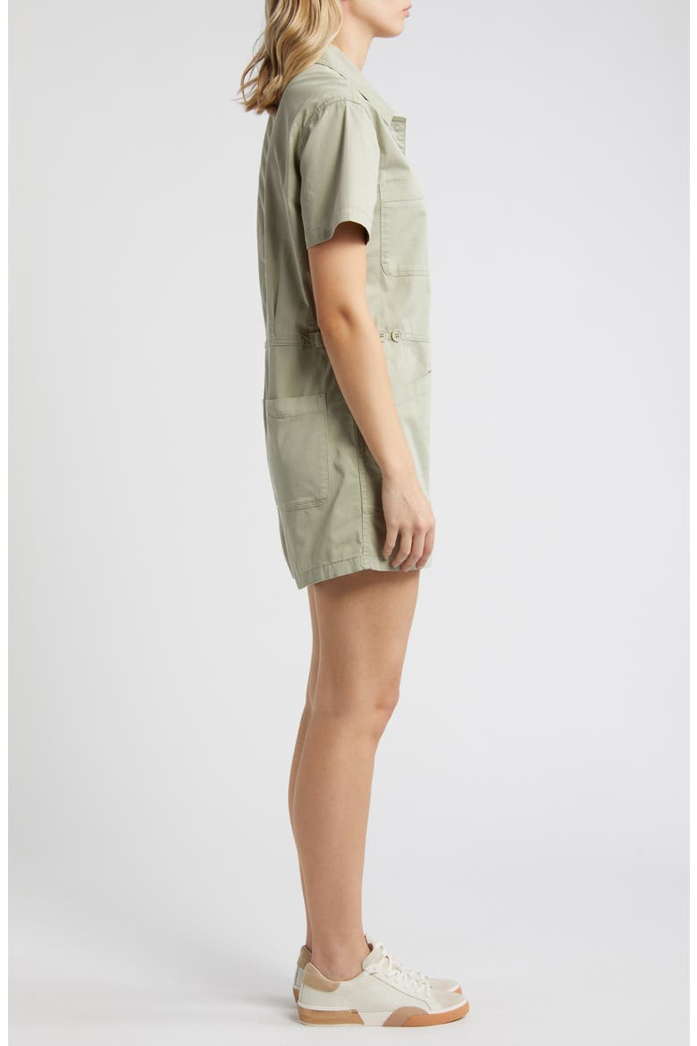 Noreen Stretch Cotton Twill Romper, Alternate, color, SEA GRASS LIGHT TWILL
