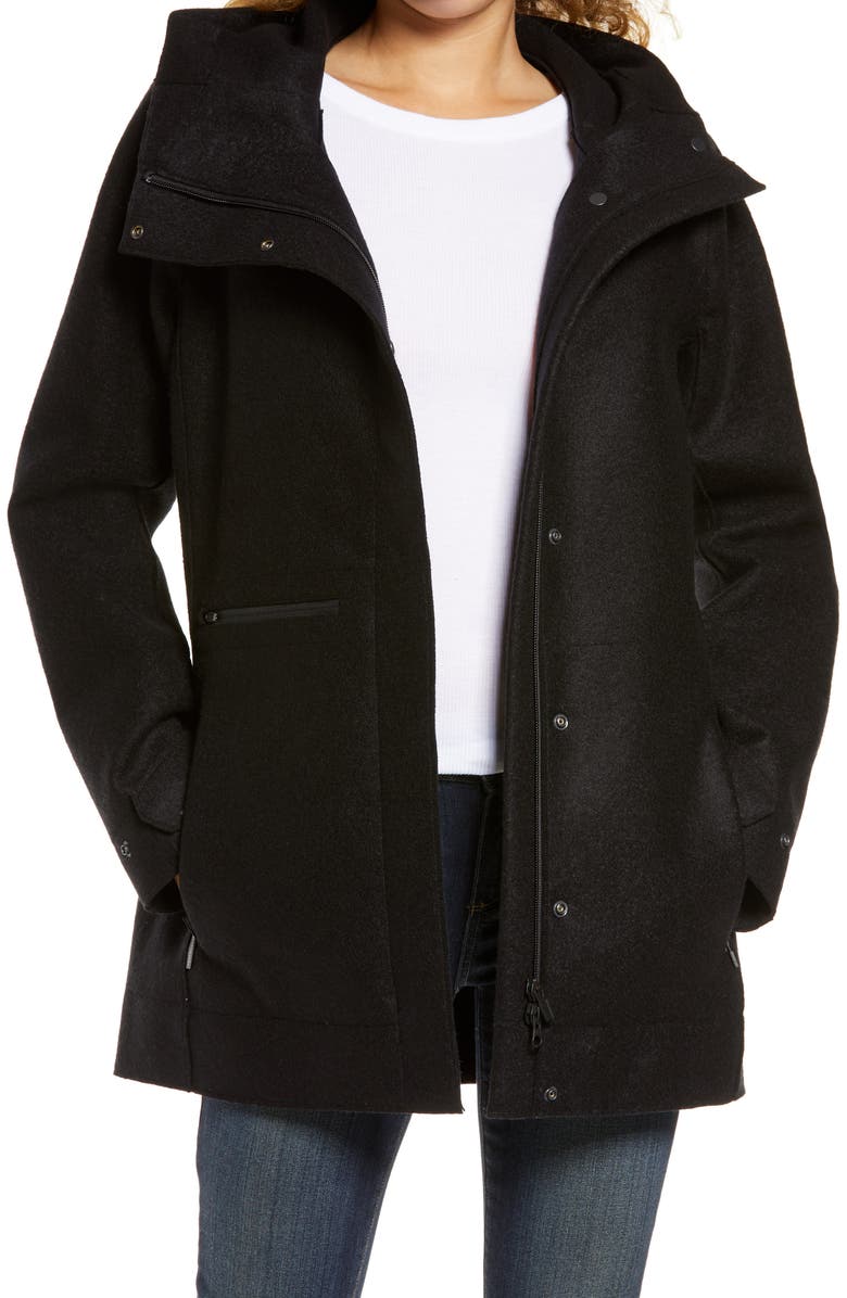 Icebreaker Ainsworth Hooded Merino Wool Jacket, Main, color, 