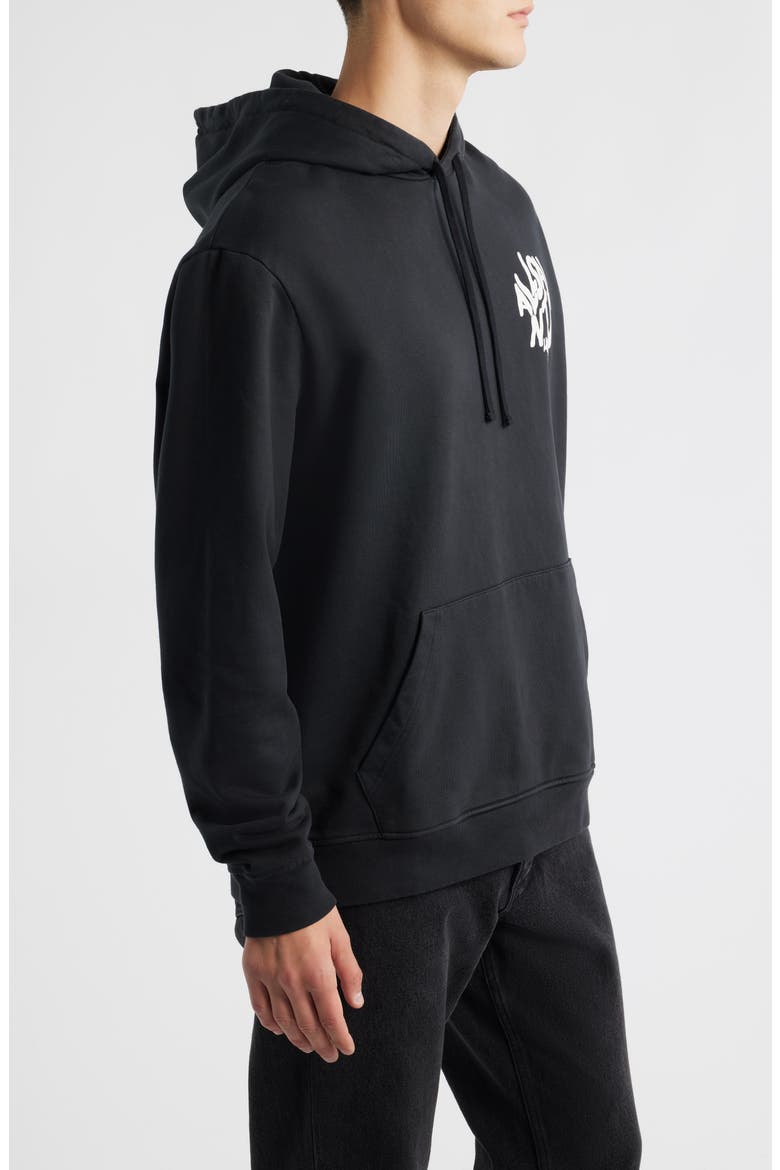 Orlando Logo Cotton Graphic Hoodie, Alternate, color, JET BLACK