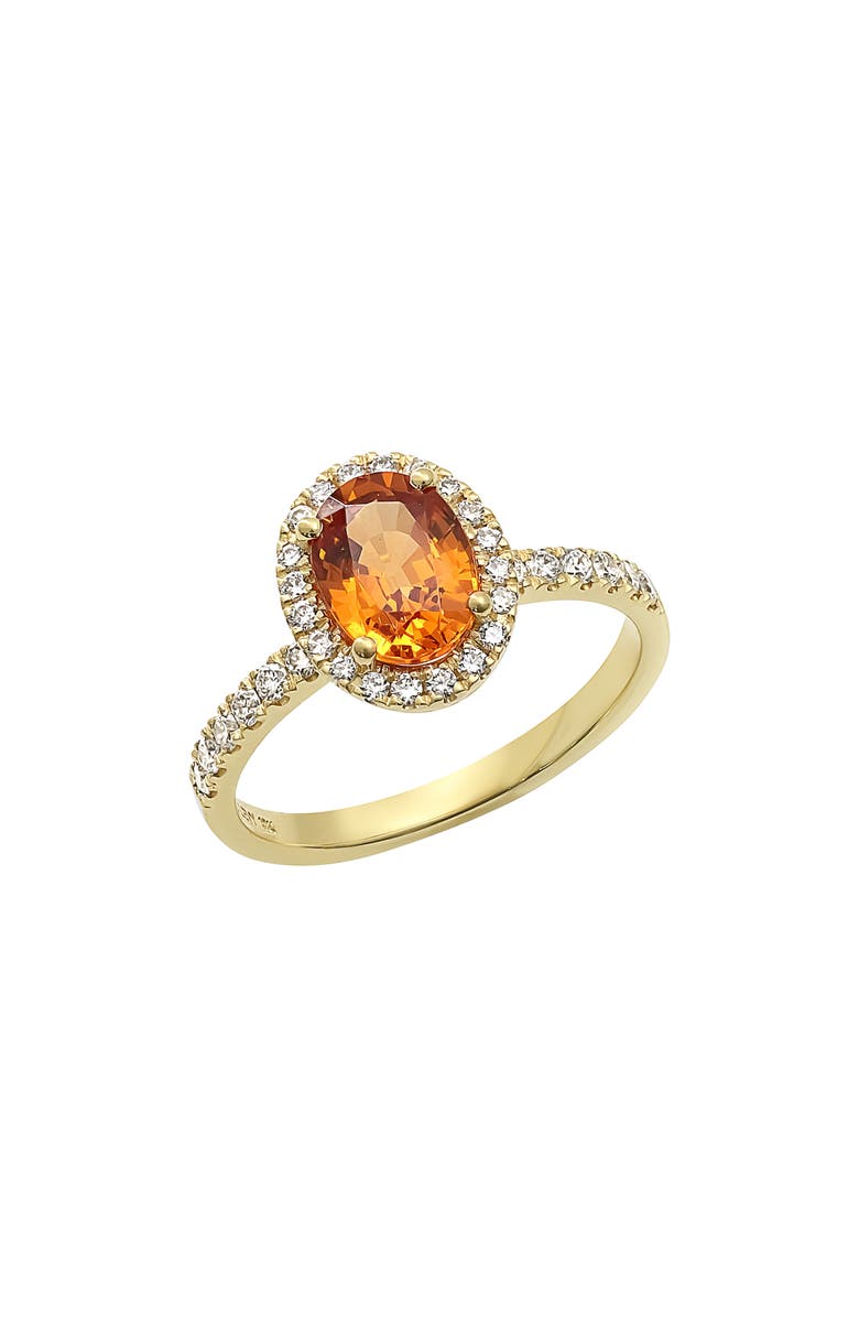Bony Levy Iris Mandarin Garnet & Diamond Ring, Main, color, 