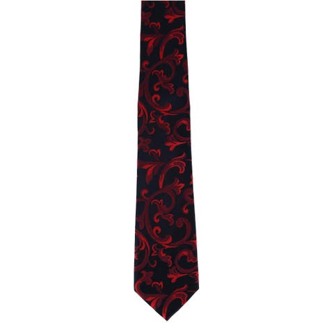 Big & Tall Christian the Romantic Brocade Silk Necktie