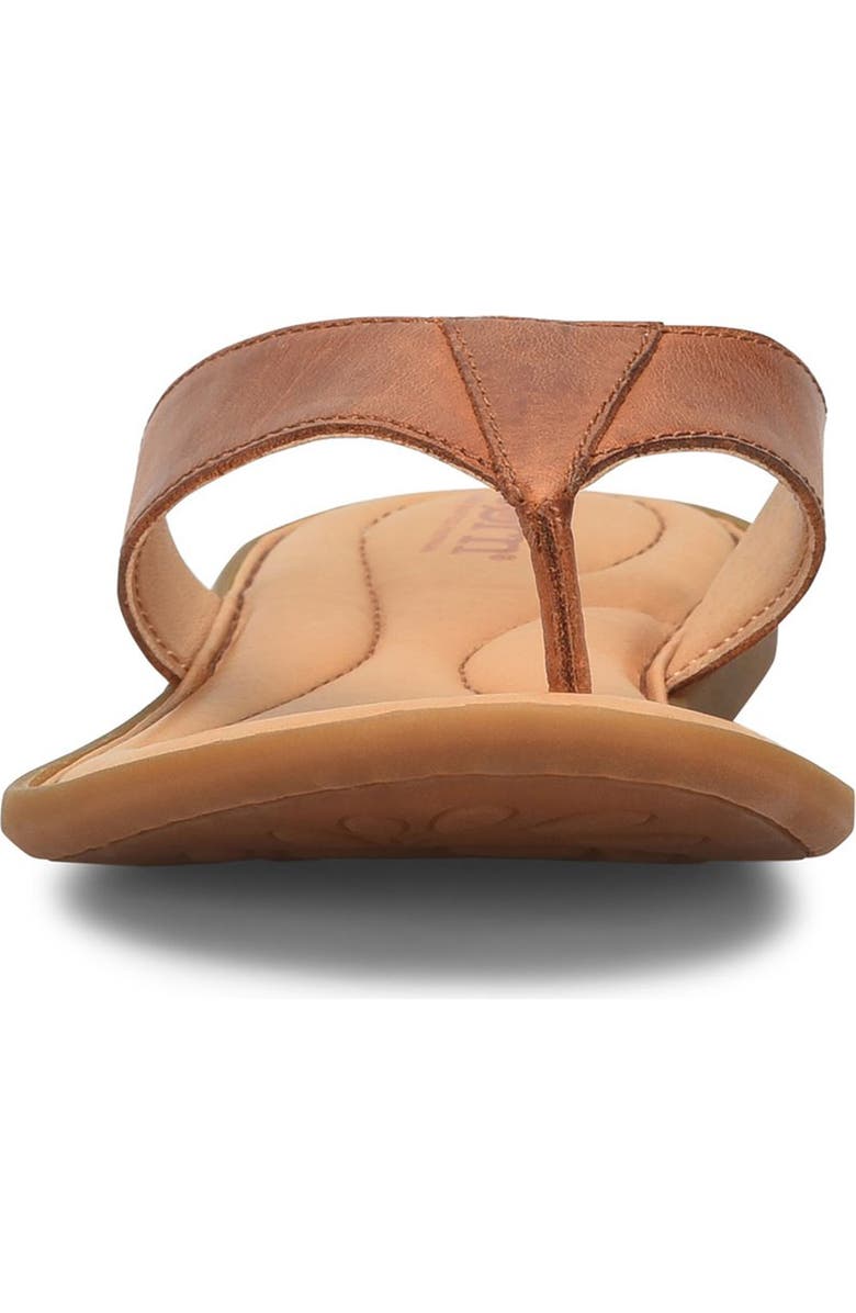 Børn Ciara Flip Flop, Alternate, color, Brown Leather