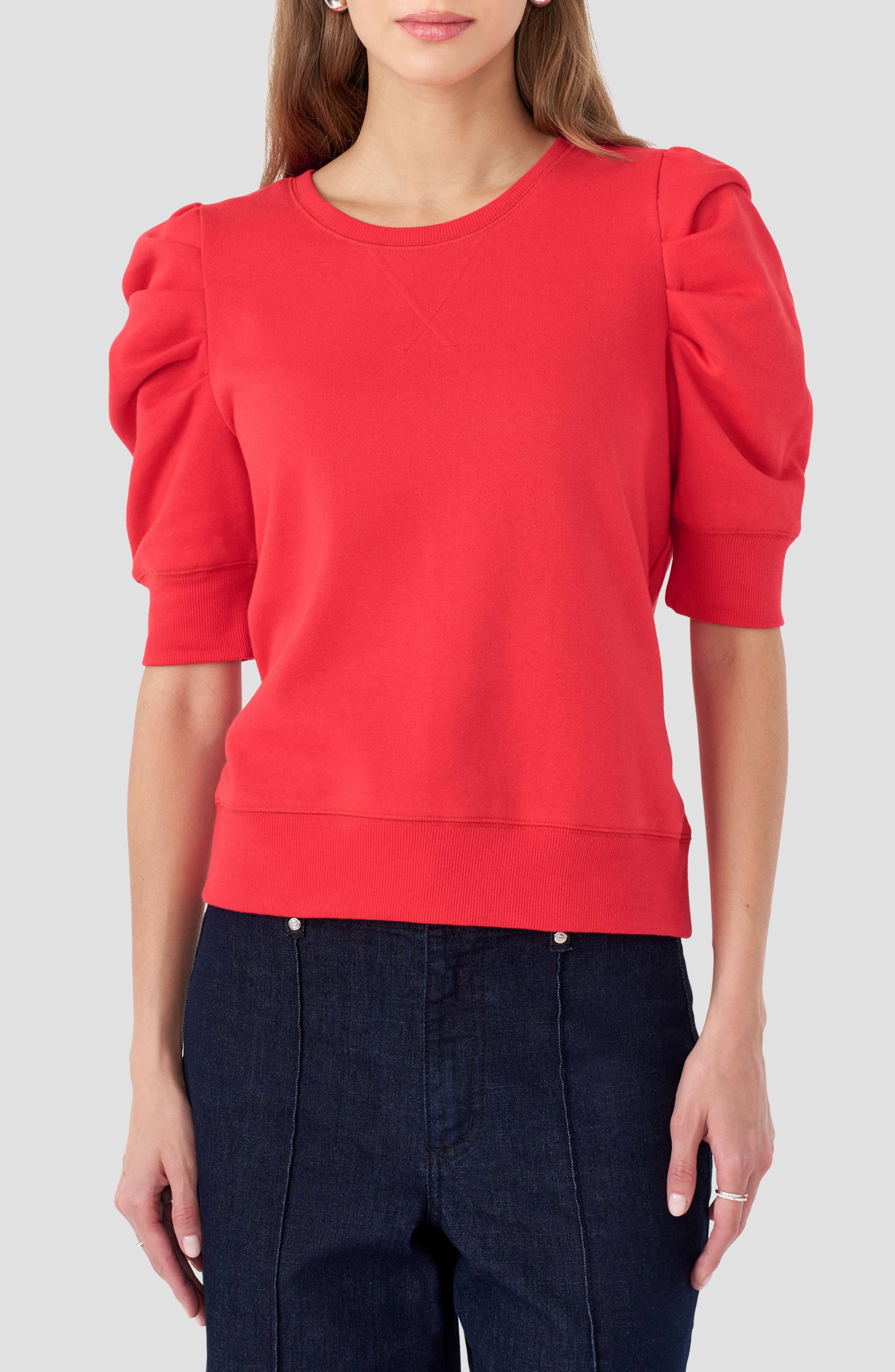 RM Rebecca Minkoff Janine Puff Sleeve Sweatshirt