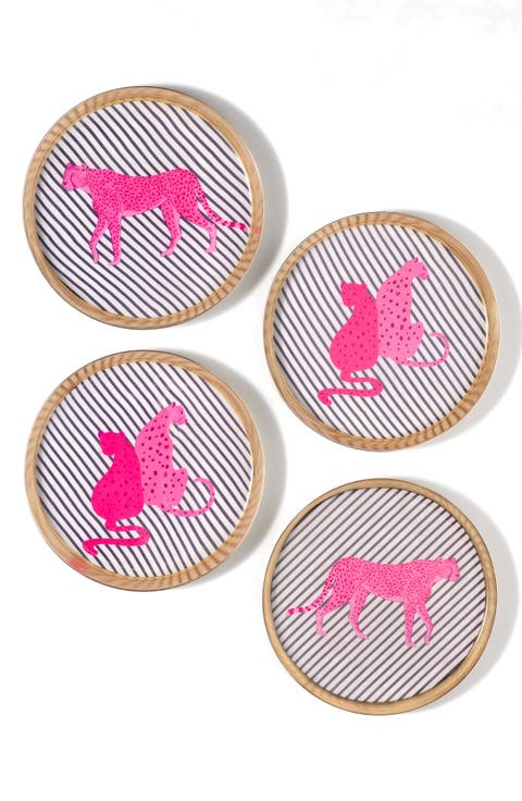 Set of 4 Metal Coasters