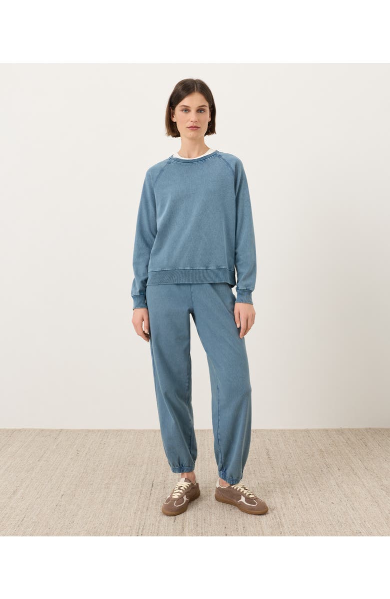 Pact Organic Cotton Weekends Relaxed Sweatpant, Alternate, color, Washed Wedgewood Blue