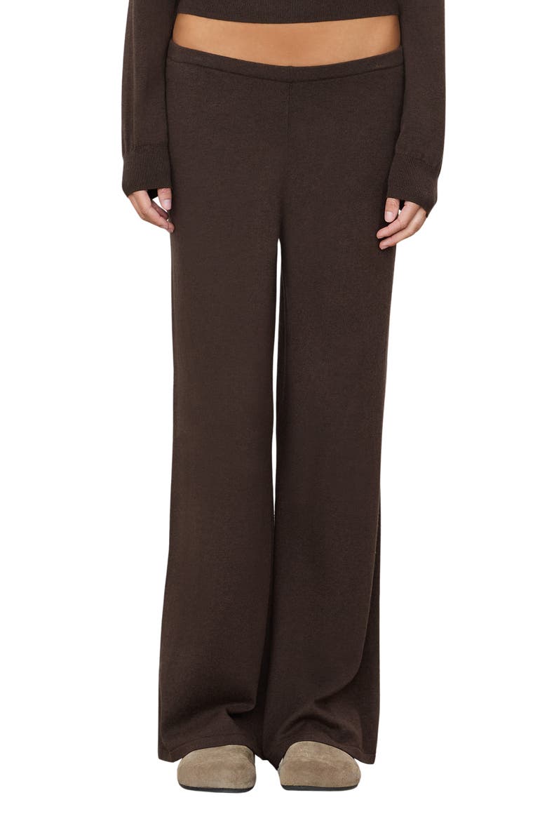 Wide Leg Lounge Pants, Main, color, MUSHROOM