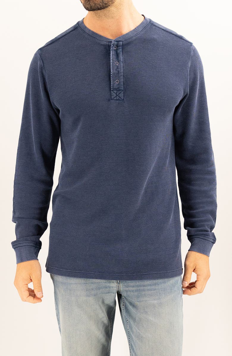 Devil-Dog Dungarees Waffle Knit Henley, Alternate, color, 