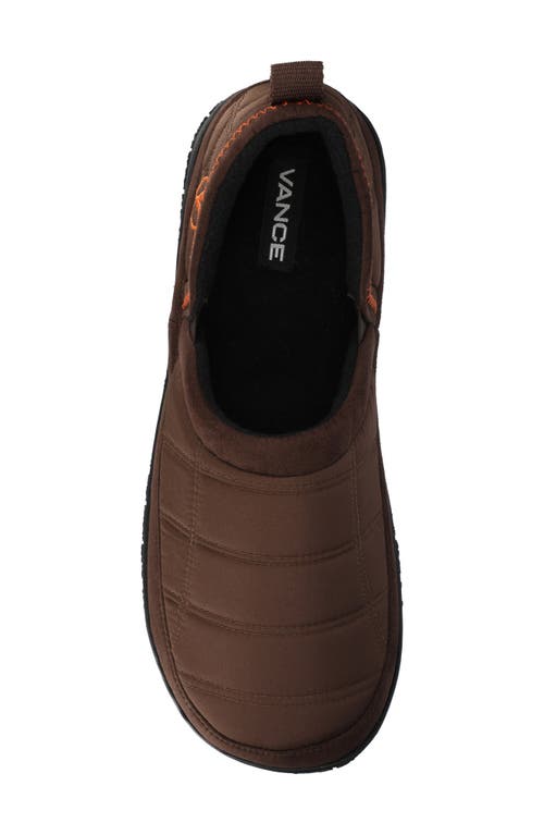 Vance Co. Vance Co Jared Faux Fur Lined Slipper In Brown