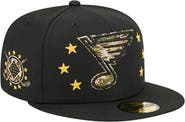 New Era Men's New Era  Black St. Louis Blues Military Appreciation Digital Camo Stars 59FIFTY Fitted Hat