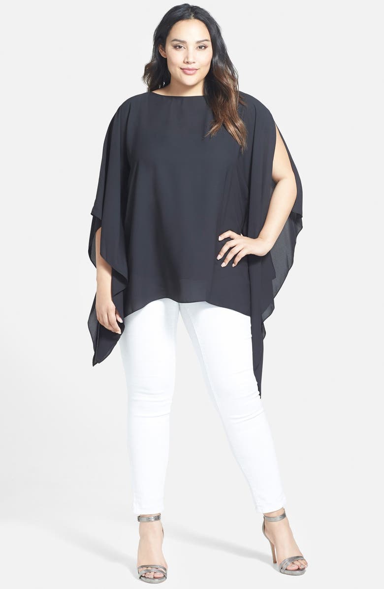 Vince Camuto Poncho & Camisole, Main, color, 
