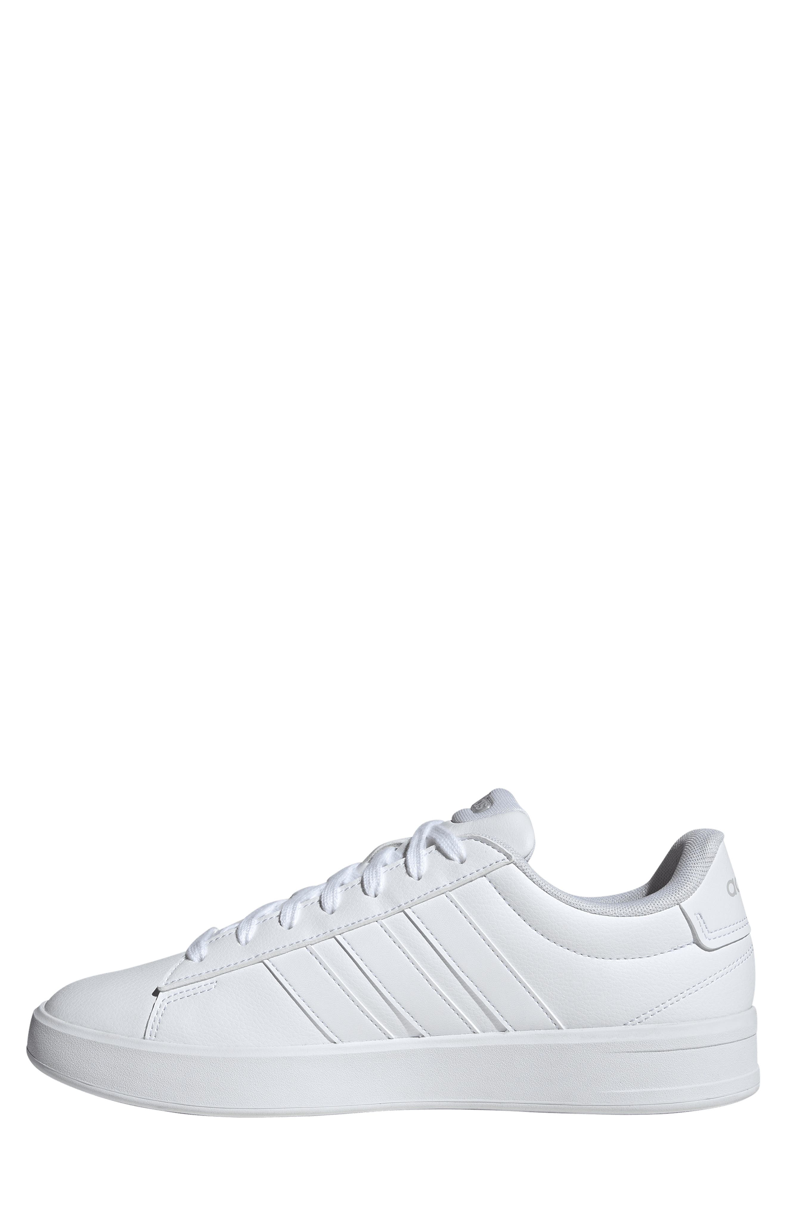 adidas Grand Court 3.0 Sneaker, Alternate, color, White/ White/ Grey Two