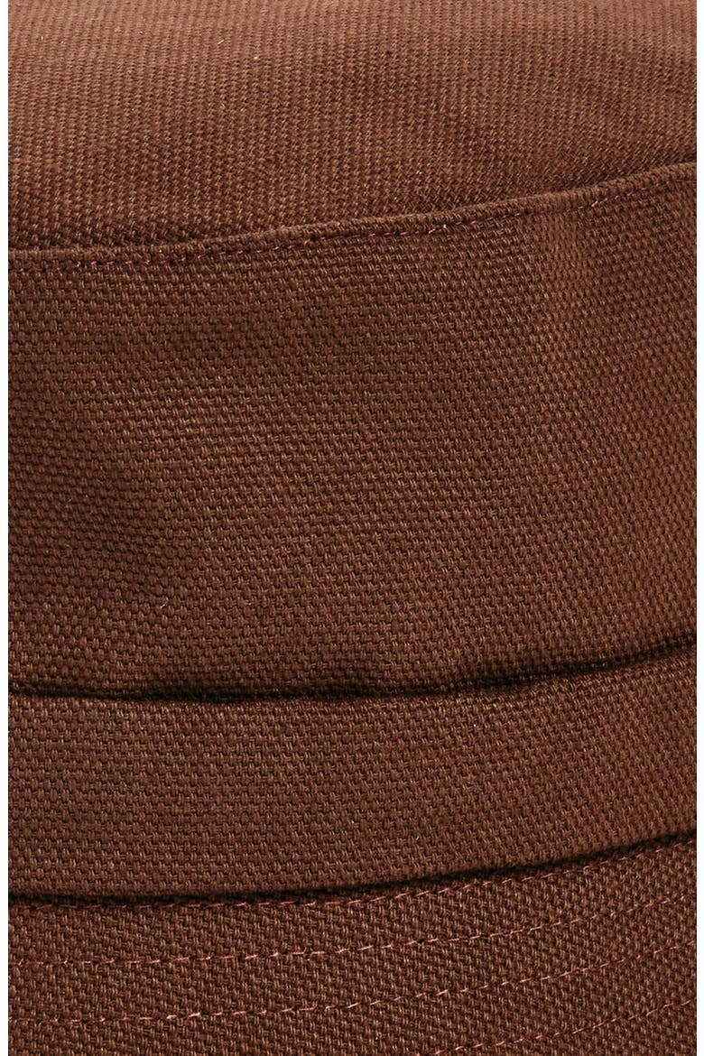 Le Bob Gadjo Drawstring Bucket Hat, Alternate, color, BROWN 850