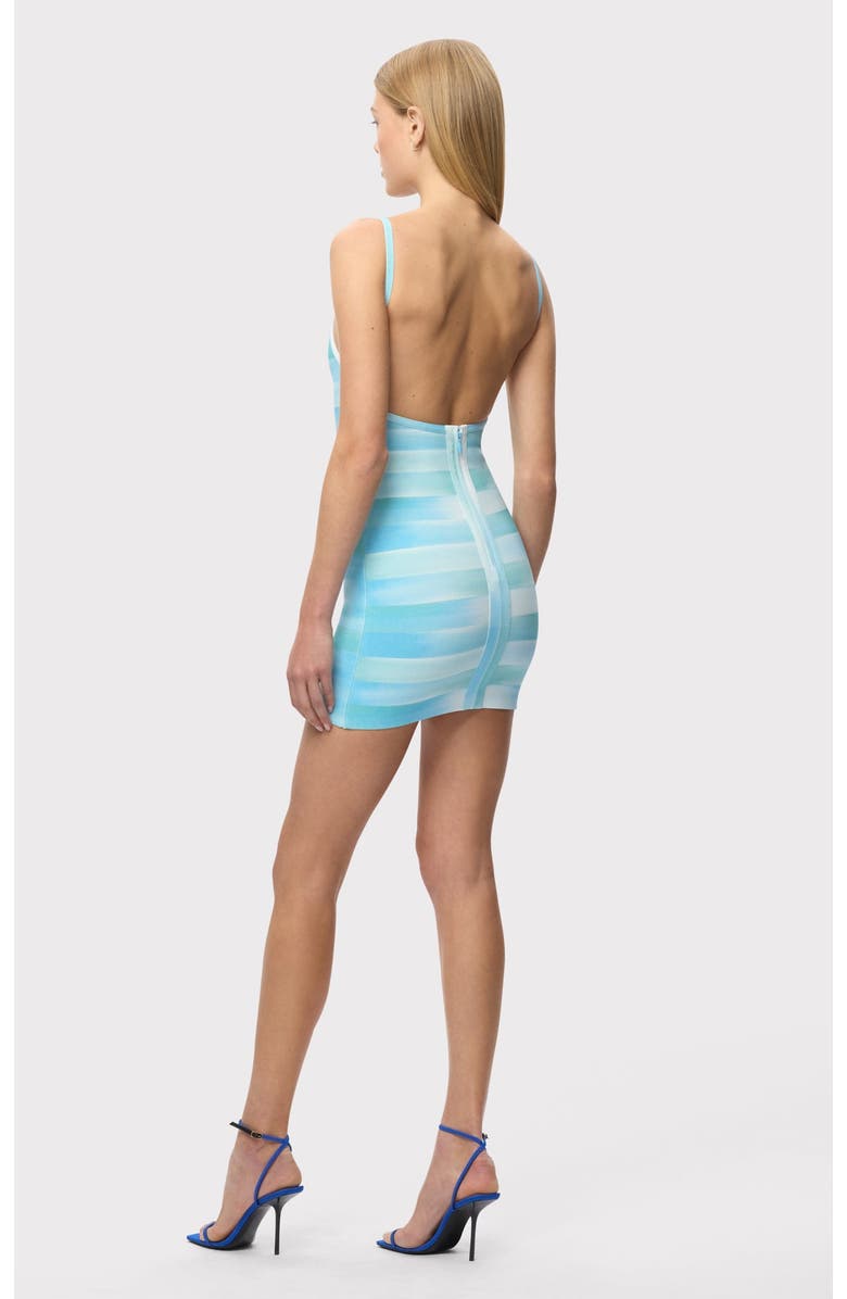 Herve Leger The Charlie Dress, Alternate, color, Reef Multi
