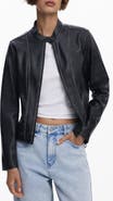 Desigual Faux Leather Moto Jacket