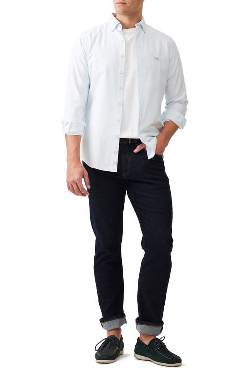 Rodd & Gunn South Island Stripe Button-up Shirt In Capri